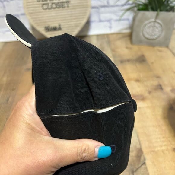 Harley Davidson Men's Black and Orange Hat flex seam - Picture 9 of 12